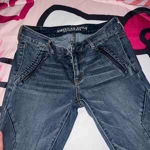 American Eagle Outfitters Women's Blue Skinny Jeans